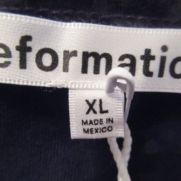 NWT Reformation Mayve Black Knit Dress - Picture 9 of 10